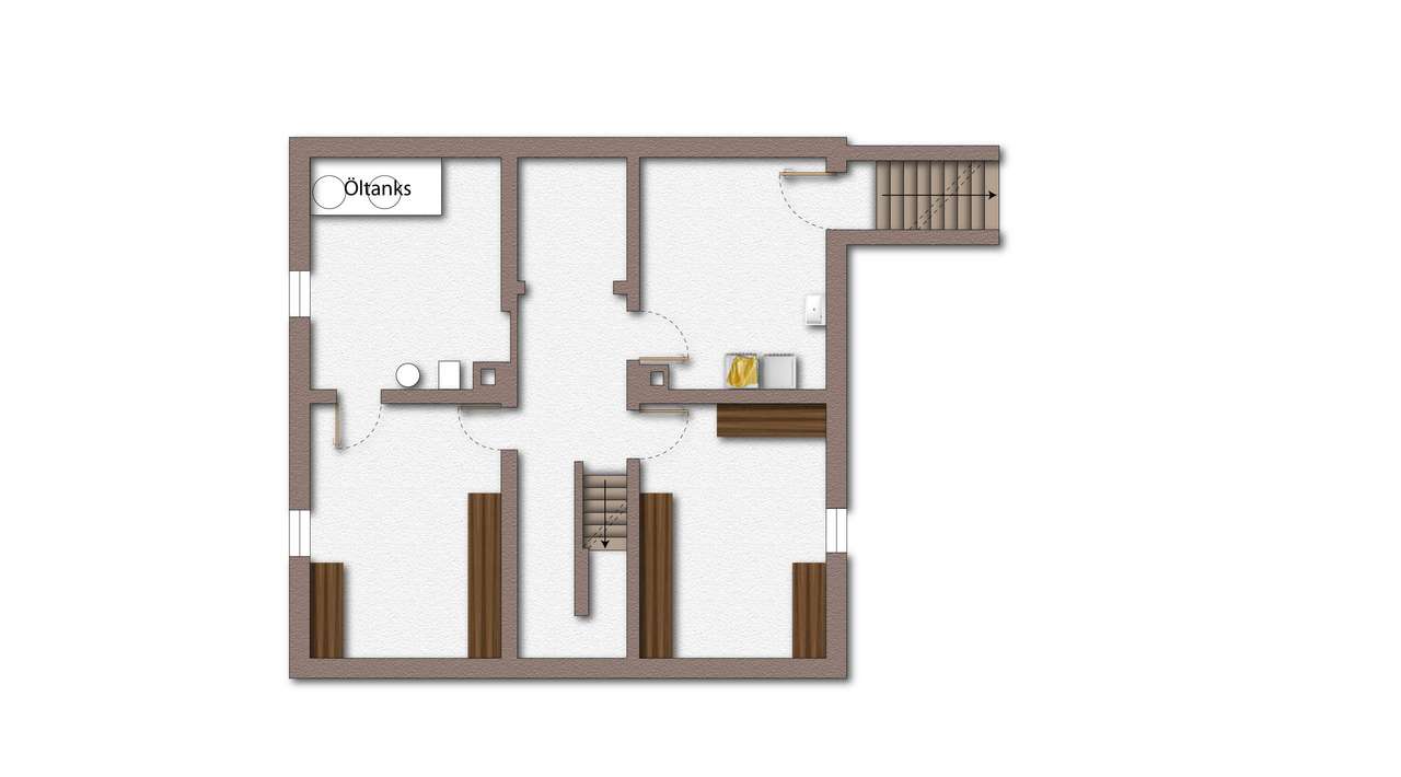 Vielseitiges 1-2-Familiehaus mit schönem Garten und großer Garage